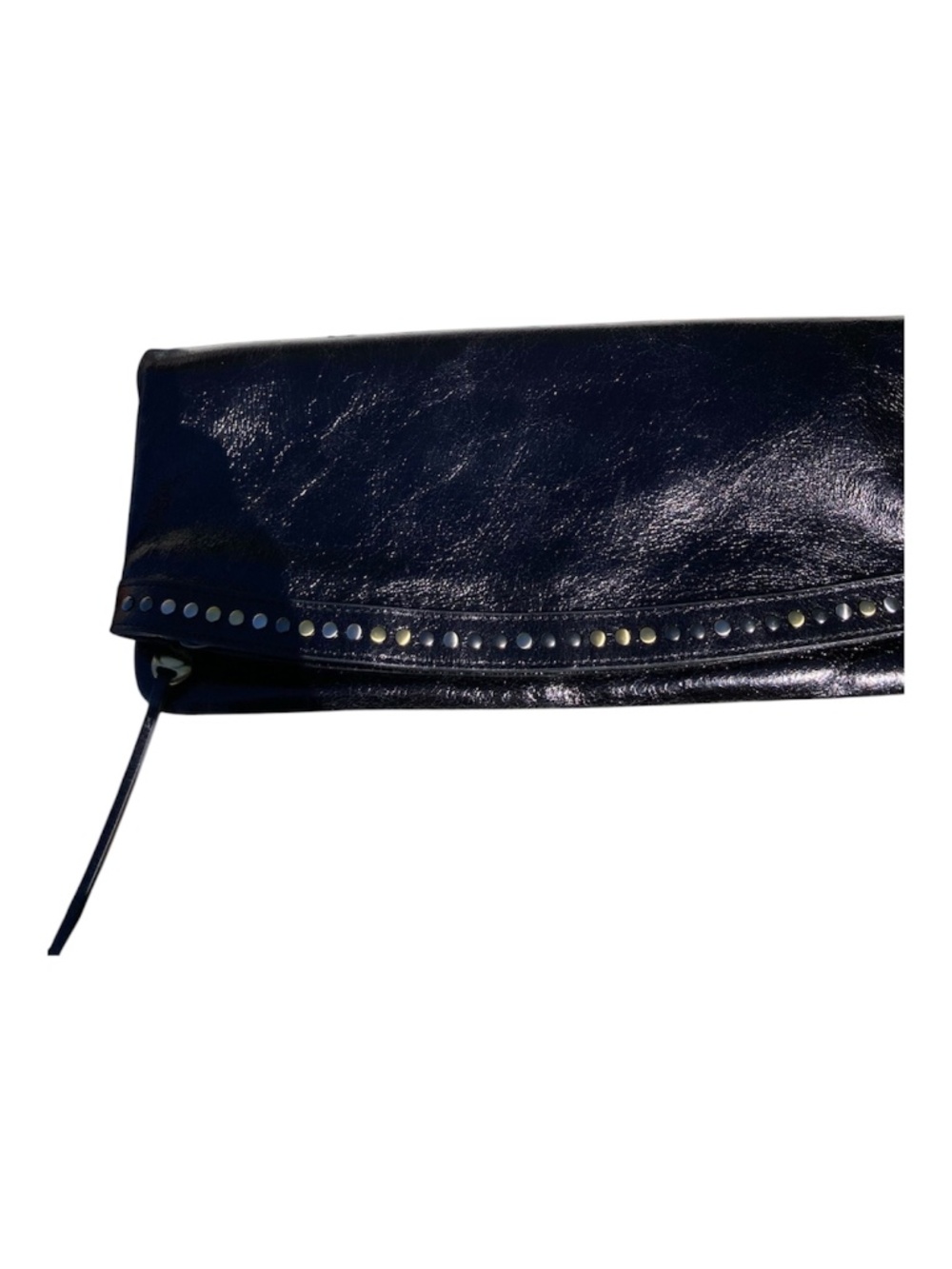Hobo Leather Zeal Clutch Studded Black Vintage